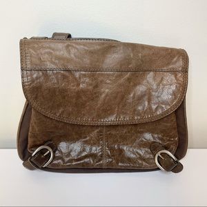 FOSSIL Long Live Vintage Leather Satchel w/ Key